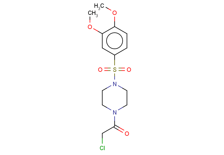 2-chloro-1-[4-(3,4-dimethoxybenzenesulfonyl)piperazin-1-yl]ethan-1-one
