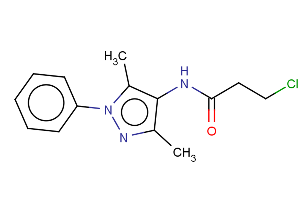 3-chloro-N-(3,5-dimethyl-1-phenyl-1H-pyrazol-4-yl)propanamide