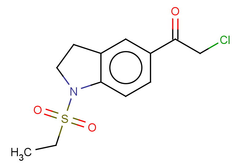 2-chloro-1-[1-(ethanesulfonyl)-2,3-dihydro-1H-indol-5-yl]ethan-1-one