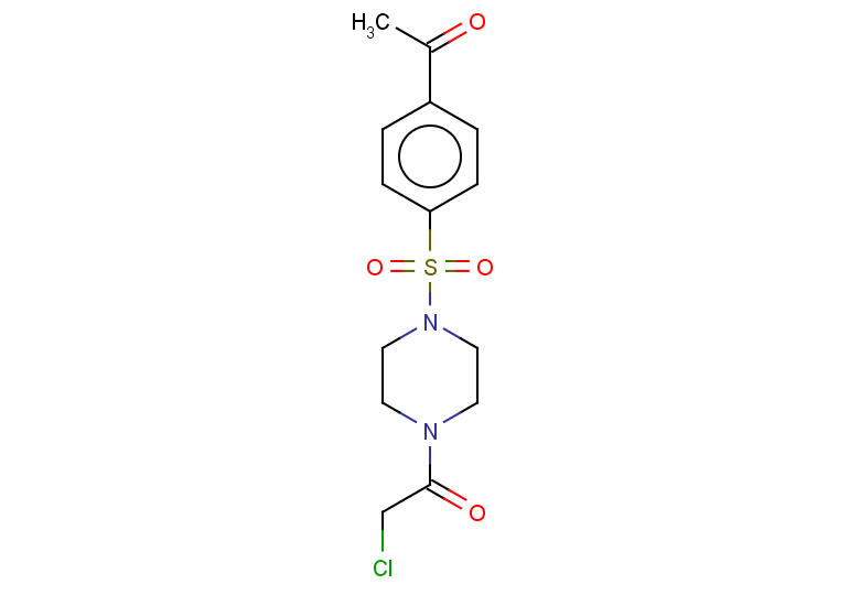 1-[4-(4-acetylbenzenesulfonyl)piperazin-1-yl]-2-chloroethan-1-one