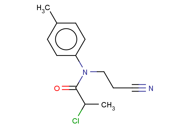 2-chloro-N-(2-cyanoethyl)-N-(4-methylphenyl)propanamide