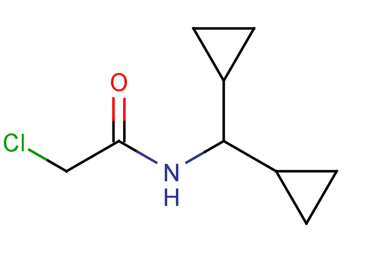 2-chloro-N-(dicyclopropylmethyl)acetamide