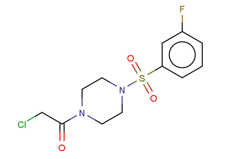 2-chloro-1-[4-(3-fluorobenzenesulfonyl)piperazin-1-yl]ethan-1-one