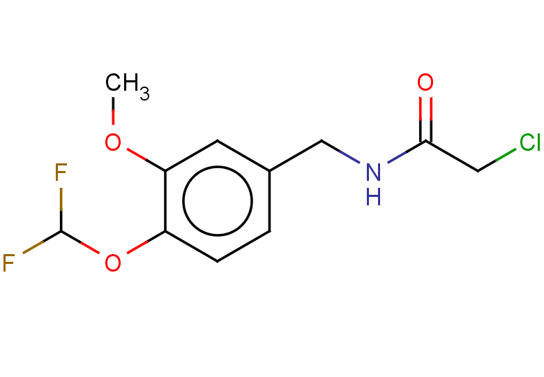 2-chloro-N-{[4-(difluoromethoxy)-3-methoxyphenyl]methyl}acetamide