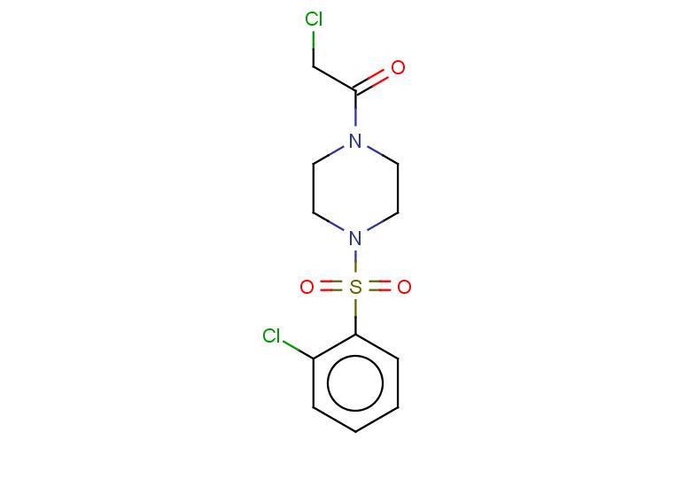 2-chloro-1-[4-(2-chlorobenzenesulfonyl)piperazin-1-yl]ethan-1-one