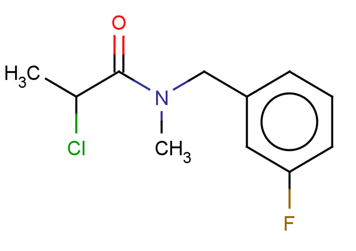 2-chloro-N-[(3-fluorophenyl)methyl]-N-methylpropanamide