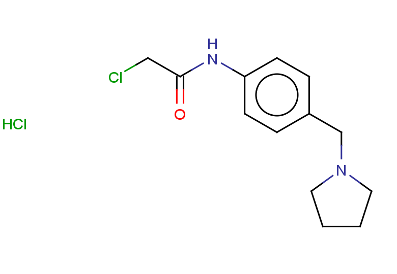 2-chloro-N-[4-(pyrrolidin-1-ylmethyl)phenyl]acetamide hydrochloride
