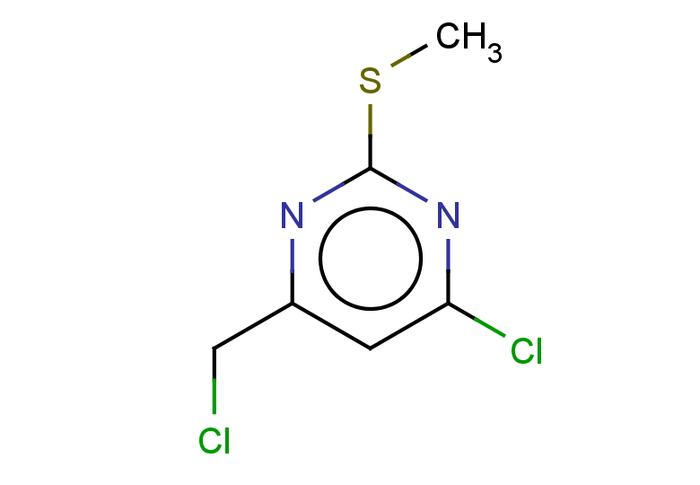 4-chloro-6-(chloromethyl)-2-(methylsulfanyl)pyrimidine