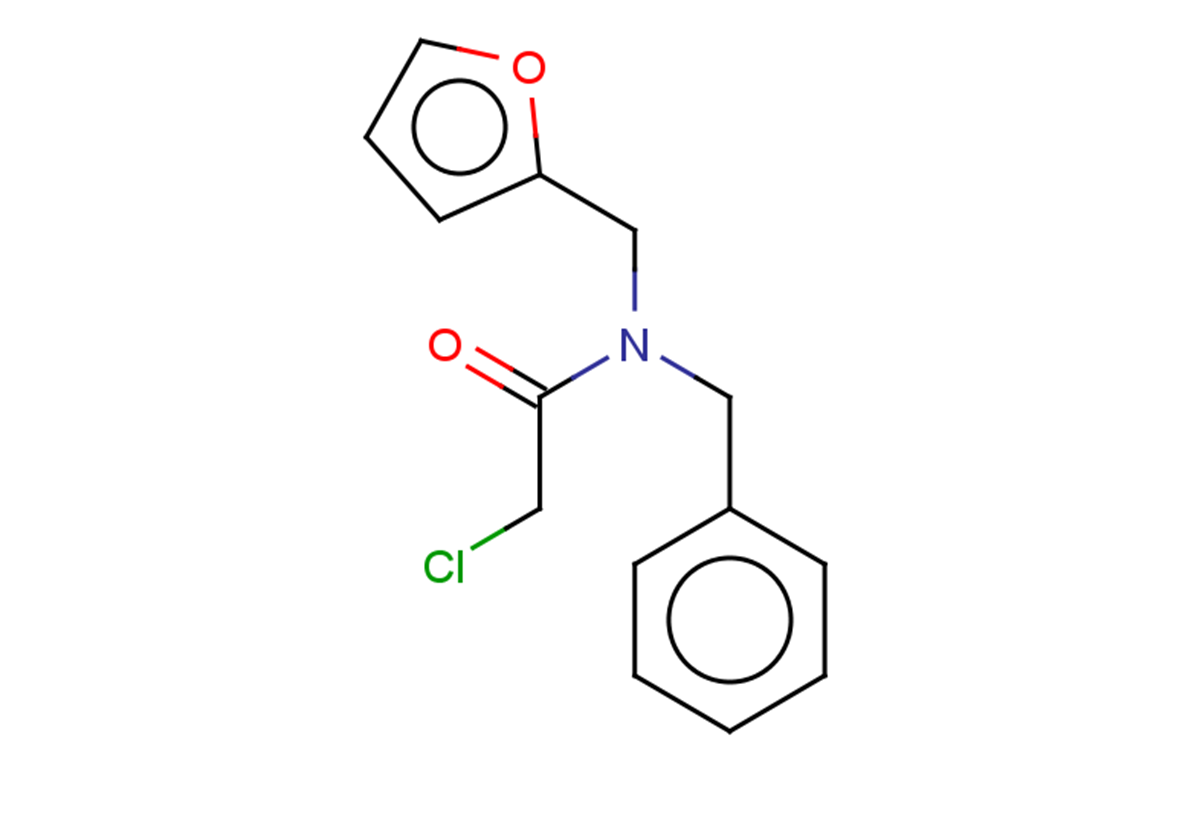 N-benzyl-2-chloro-N-(furan-2-ylmethyl)acetamide