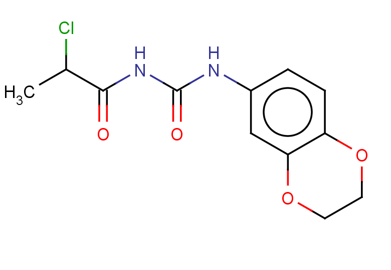 3-(2-chloropropanoyl)-1-(2,3-dihydro-1,4-benzodioxin-6-yl)urea