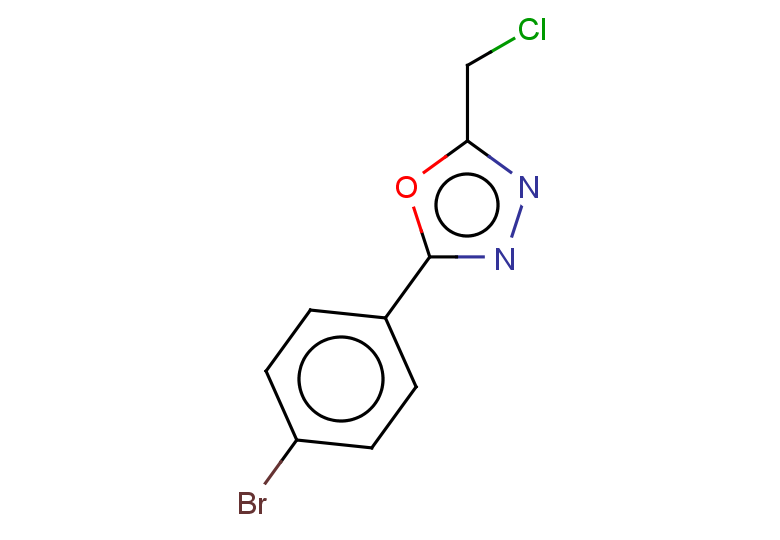 2-(4-bromophenyl)-5-(chloromethyl)-1,3,4-oxadiazole