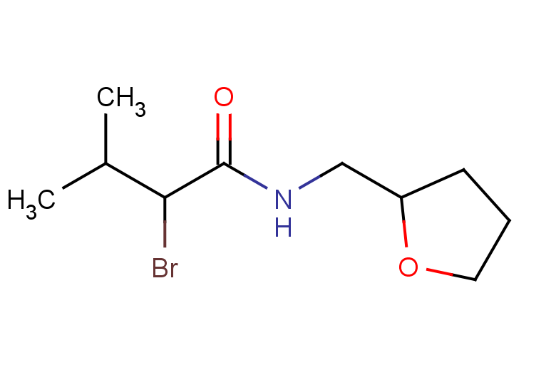 2-bromo-3-methyl-N-(oxolan-2-ylmethyl)butanamide
