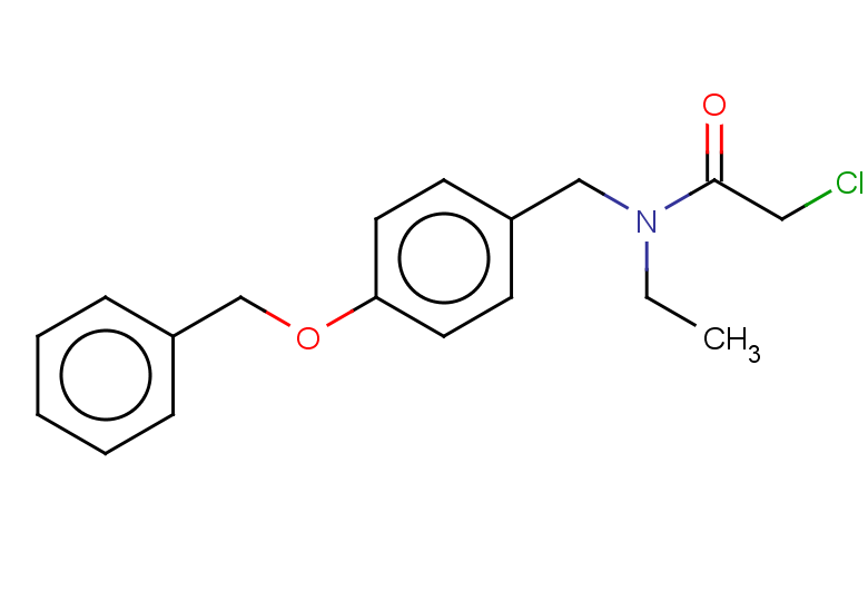 N-{[4-(benzyloxy)phenyl]methyl}-2-chloro-N-ethylacetamide