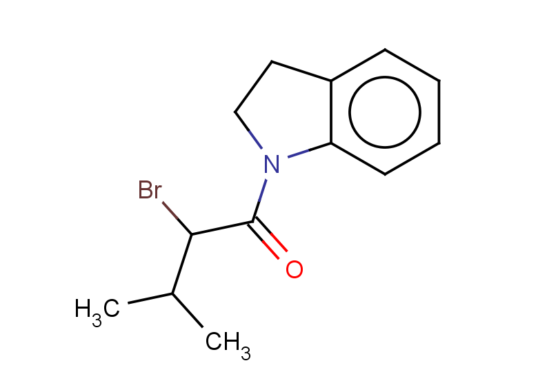 2-bromo-1-(2,3-dihydro-1H-indol-1-yl)-3-methylbutan-1-one