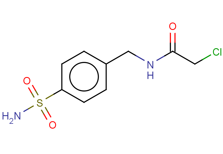 2-chloro-N-[(4-sulfamoylphenyl)methyl]acetamide