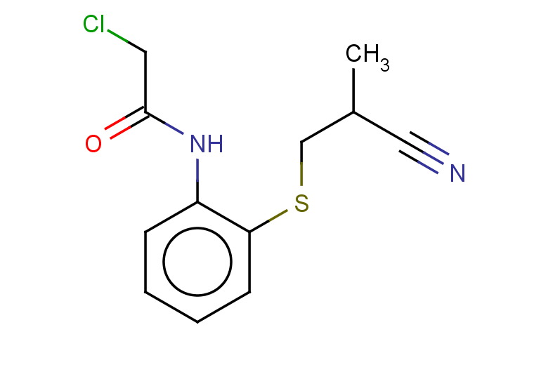 2-chloro-N-{2-[(2-cyano-2-methylethyl)sulfanyl]phenyl}acetamide