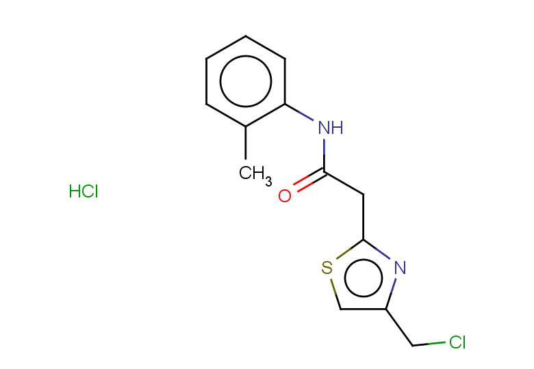 2-[4-(chloromethyl)-1,3-thiazol-2-yl]-N-(2-methylphenyl)acetamide hydrochloride