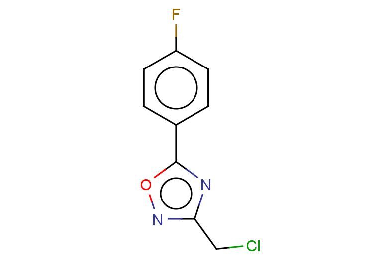 3-(chloromethyl)-5-(4-fluorophenyl)-1,2,4-oxadiazole