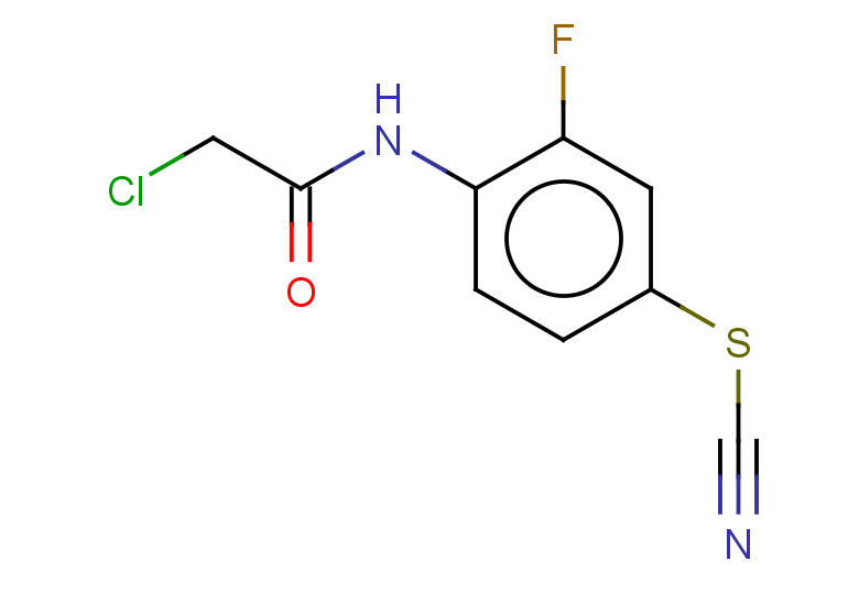 2-chloro-N-[4-(cyanosulfanyl)-2-fluorophenyl]acetamide