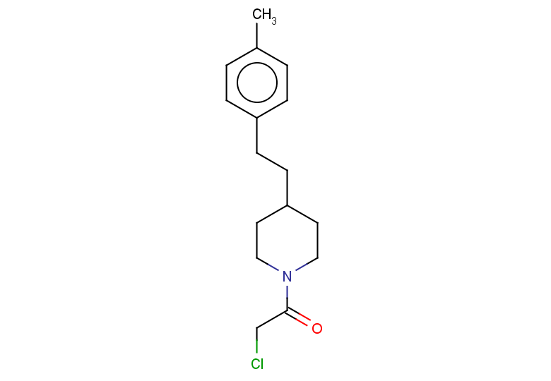 2-chloro-1-{4-[2-(4-methylphenyl)ethyl]piperidin-1-yl}ethan-1-one