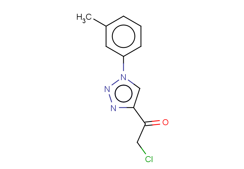 2-chloro-1-[1-(3-methylphenyl)-1H-1,2,3-triazol-4-yl]ethan-1-one