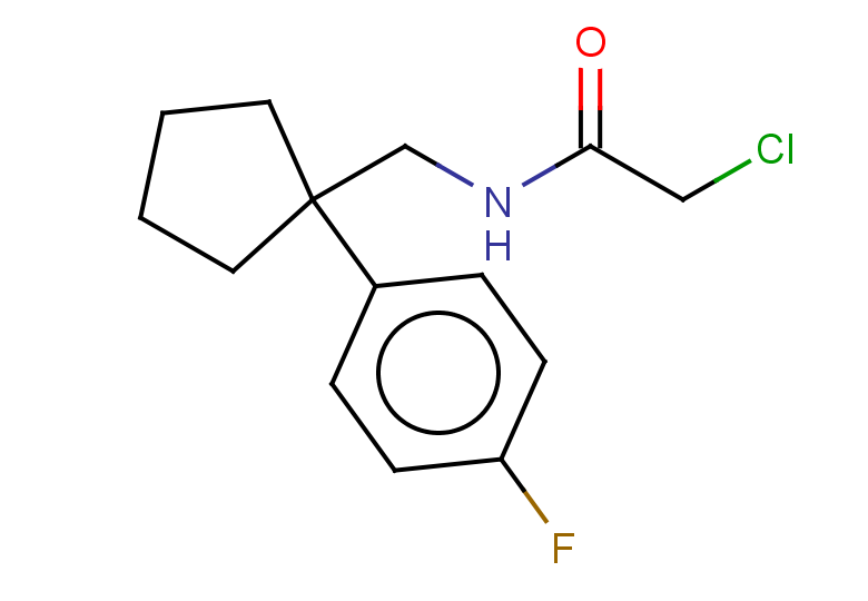 2-chloro-N-{[1-(4-fluorophenyl)cyclopentyl]methyl}acetamide