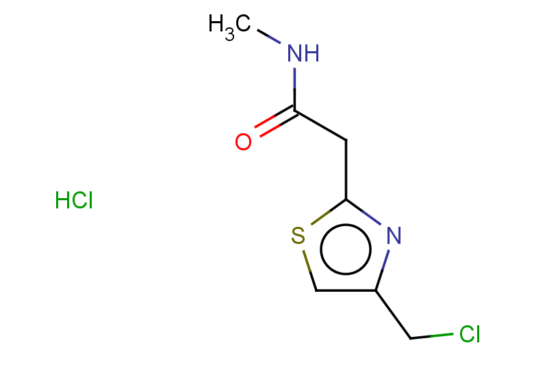 2-[4-(chloromethyl)-1,3-thiazol-2-yl]-N-methylacetamide hydrochloride