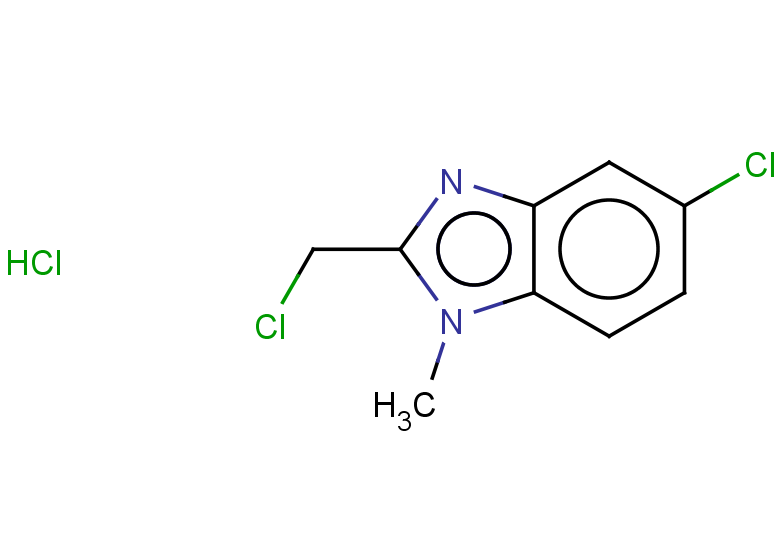 5-chloro-2-(chloromethyl)-1-methyl-1H-1,3-benzodiazole hydrochloride