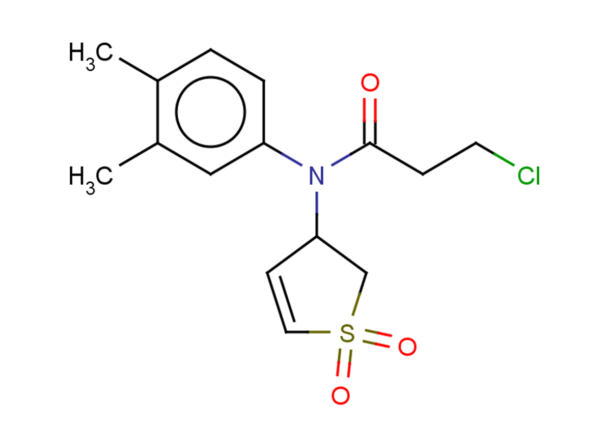 3-chloro-N-(3,4-dimethylphenyl)-N-(1,1-dioxo-2,3-dihydro-1lambda6-thiophen-3-yl)propanamide