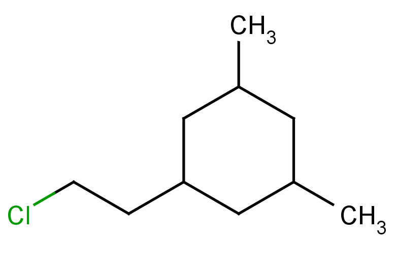 1-(2-chloroethyl)-3,5-dimethylcyclohexane