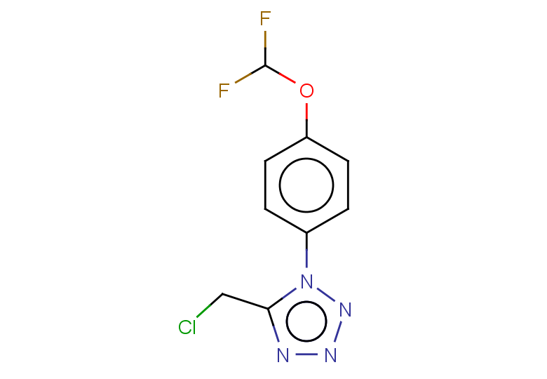 5-(chloromethyl)-1-[4-(difluoromethoxy)phenyl]-1H-1,2,3,4-tetrazole