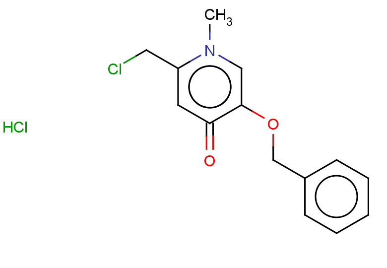 5-(benzyloxy)-2-(chloromethyl)-1-methyl-1,4-dihydropyridin-4-one hydrochloride