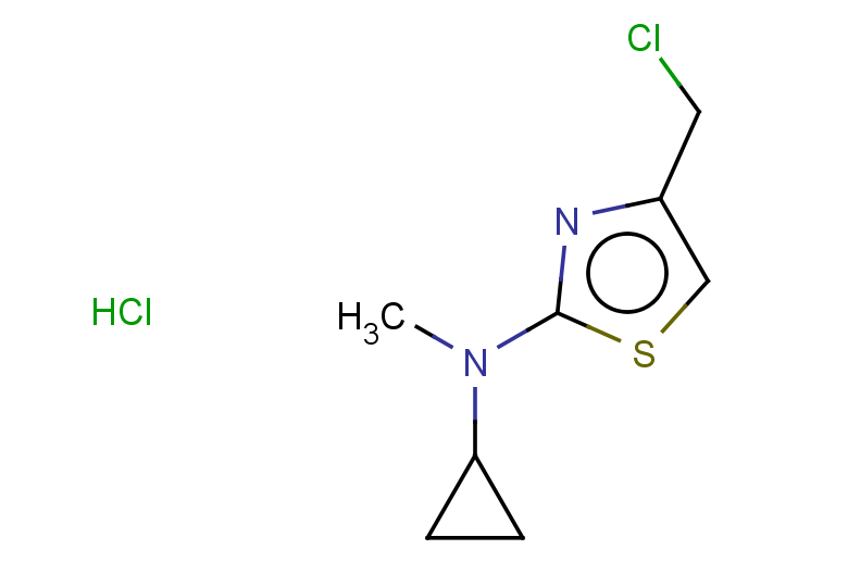 4-(chloromethyl)-N-cyclopropyl-N-methyl-1,3-thiazol-2-amine hydrochloride