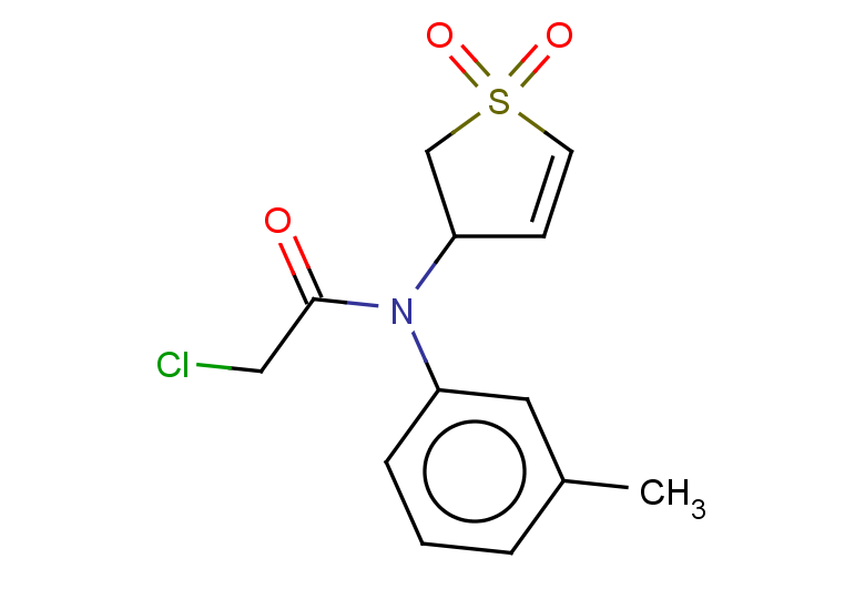 2-chloro-N-(1,1-dioxo-2,3-dihydro-1lambda6-thiophen-3-yl)-N-(3-methylphenyl)acetamide