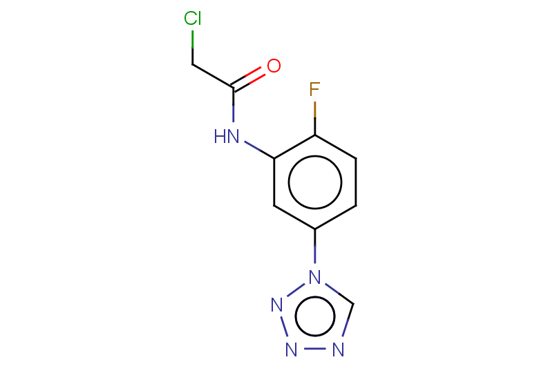 2-chloro-N-[2-fluoro-5-(1H-1,2,3,4-tetrazol-1-yl)phenyl]acetamide
