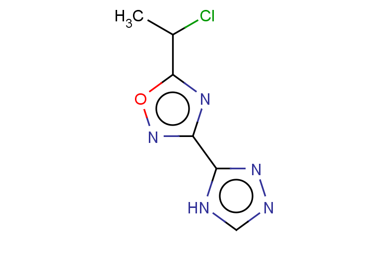 5-(1-chloroethyl)-3-(4H-1,2,4-triazol-3-yl)-1,2,4-oxadiazole