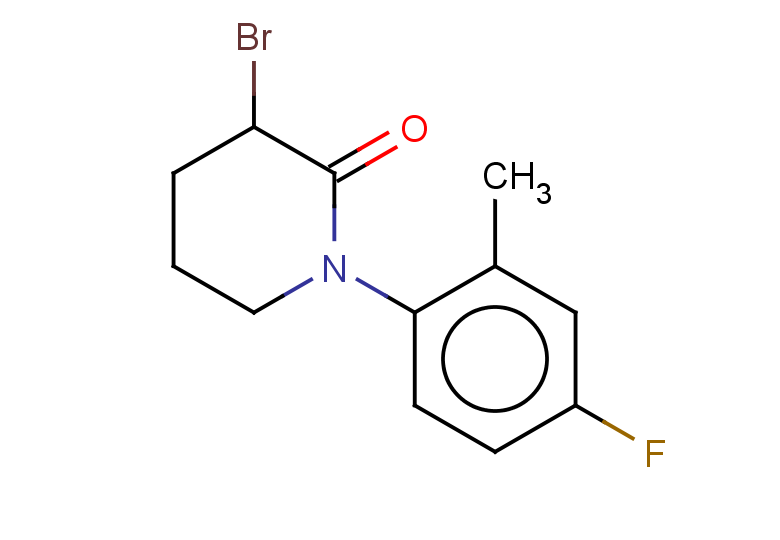 3-bromo-1-(4-fluoro-2-methylphenyl)piperidin-2-one