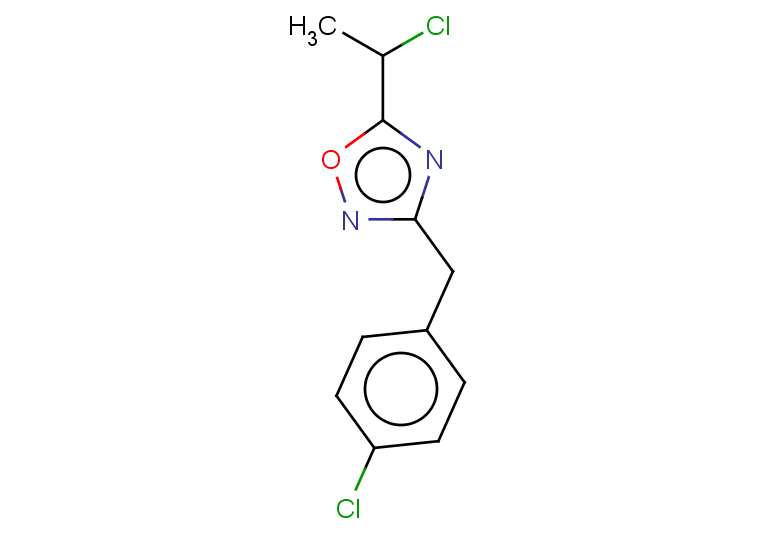 5-(1-chloroethyl)-3-[(4-chlorophenyl)methyl]-1,2,4-oxadiazole