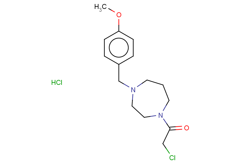 2-chloro-1-{4-[(4-methoxyphenyl)methyl]-1,4-diazepan-1-yl}ethan-1-one hydrochloride