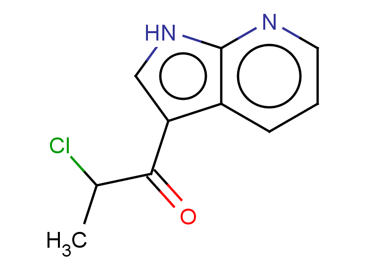 2-chloro-1-{1H-pyrrolo[2,3-b]pyridin-3-yl}propan-1-one