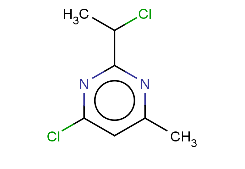 4-chloro-2-(1-chloroethyl)-6-methylpyrimidine