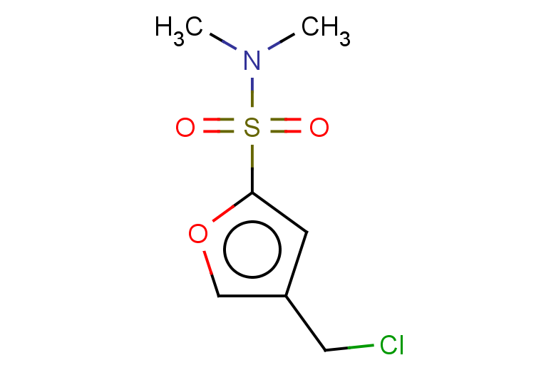 4-(chloromethyl)-N,N-dimethylfuran-2-sulfonamide