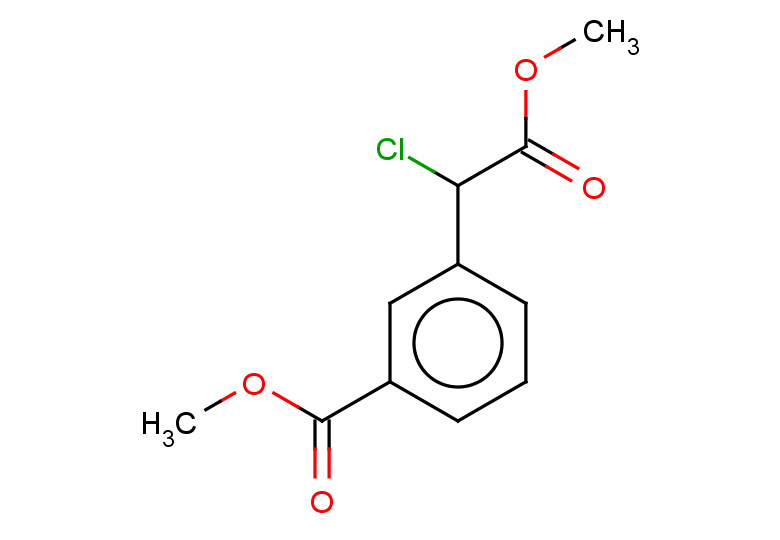 methyl 3-(1-chloro-2-methoxy-2-oxoethyl)benzoate