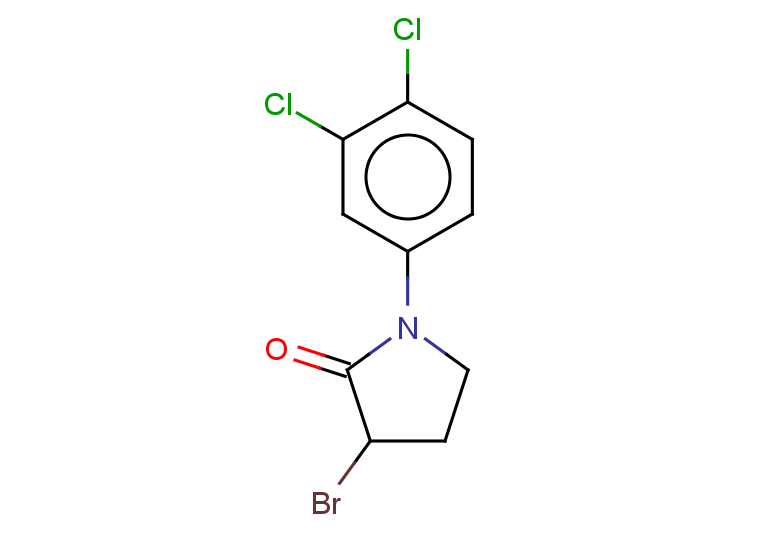 3-bromo-1-(3,4-dichlorophenyl)pyrrolidin-2-one