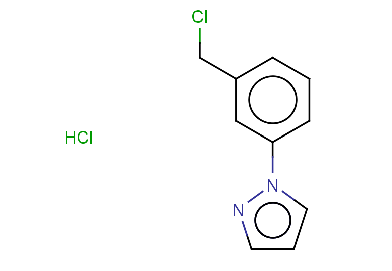 1-[3-(chloromethyl)phenyl]-1H-pyrazole hydrochloride