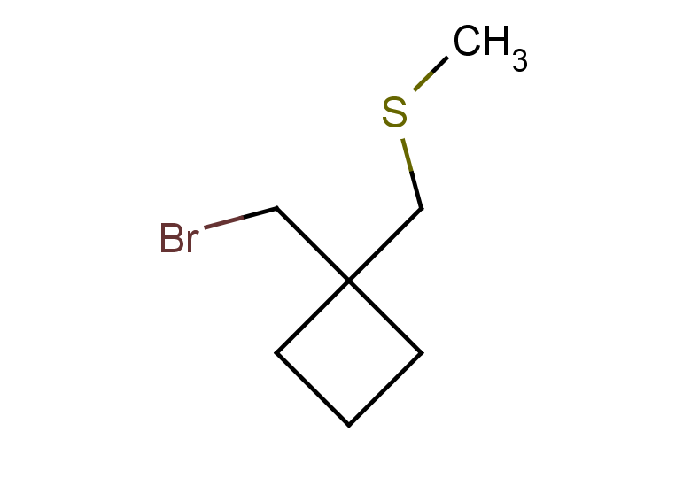 1-(bromomethyl)-1-[(methylsulfanyl)methyl]cyclobutane
