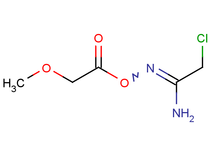 (1-amino-2-chloroethylidene)amino 2-methoxyacetate