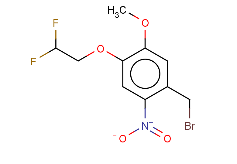 1-(bromomethyl)-4-(2,2-difluoroethoxy)-5-methoxy-2-nitrobenzene