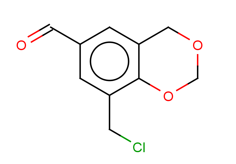 8-(chloromethyl)-2,4-dihydro-1,3-benzodioxine-6-carbaldehyde