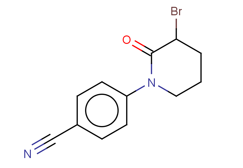 4-(3-bromo-2-oxopiperidin-1-yl)benzonitrile